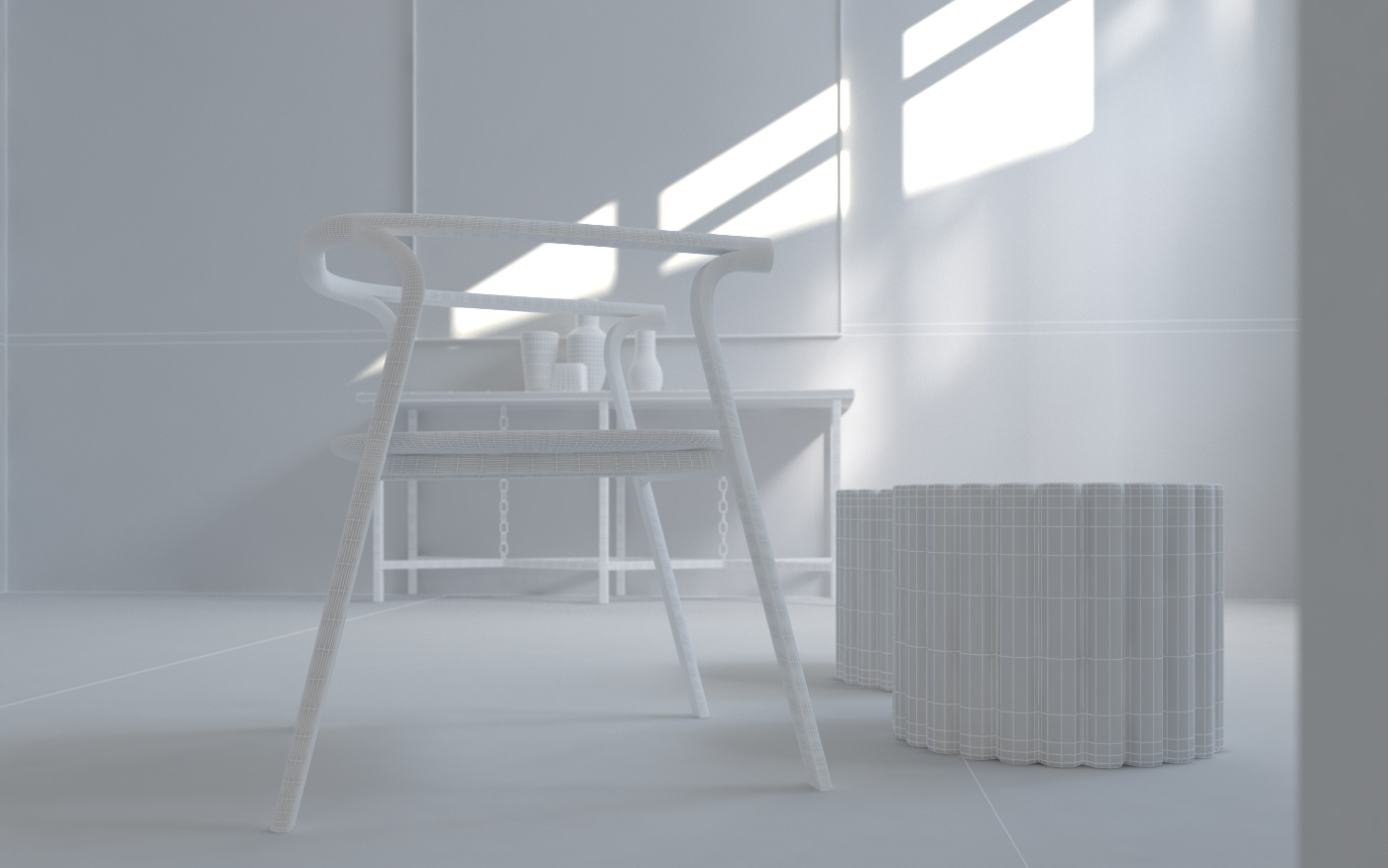 Billiard Room Scene 3D Model_017